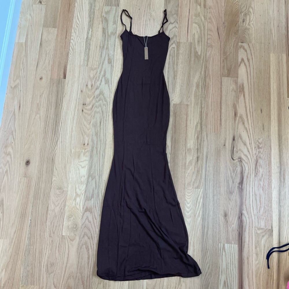 Skims soft lounge dress cocoa